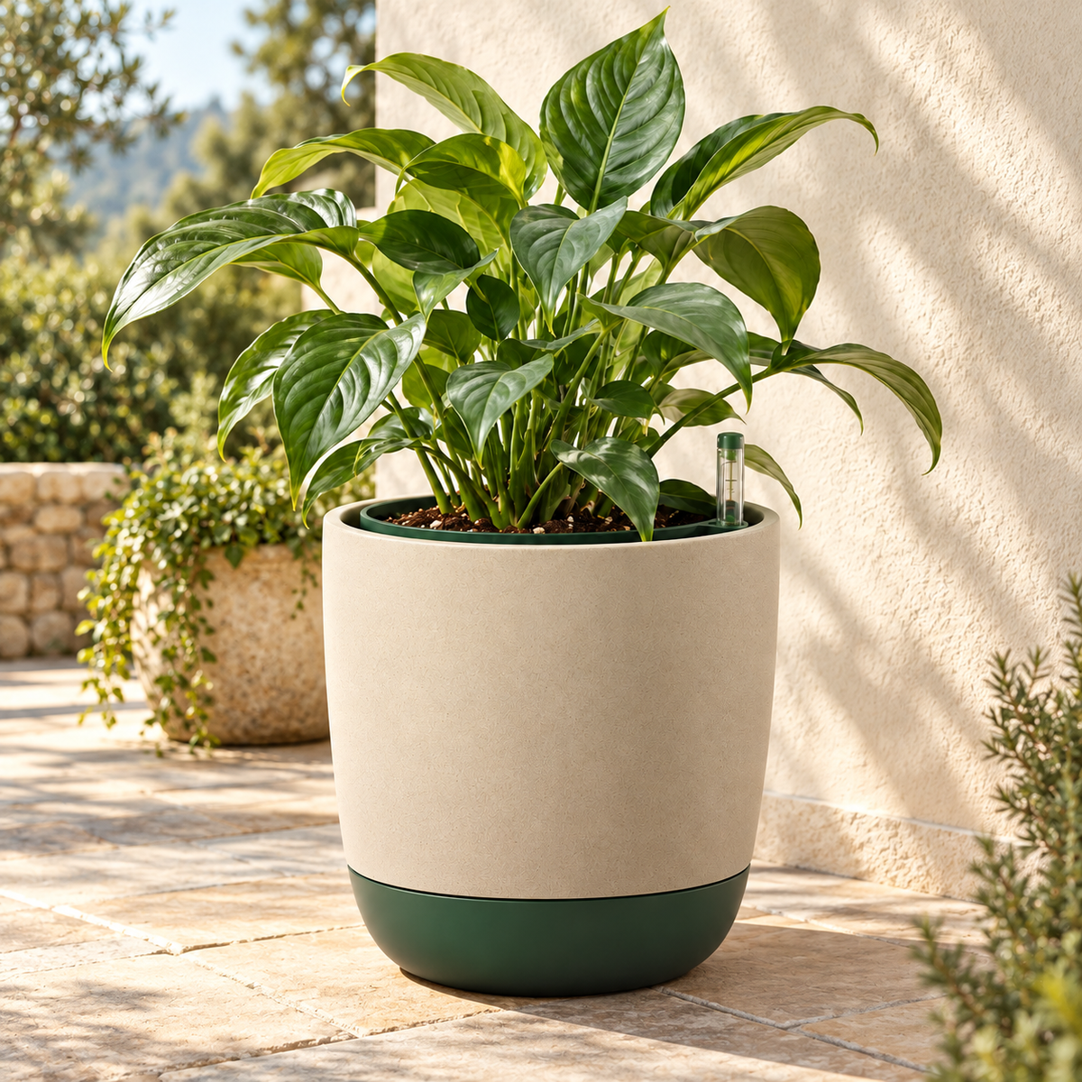 Livomni Verdant Self-Watering Planter concept lifestyle view