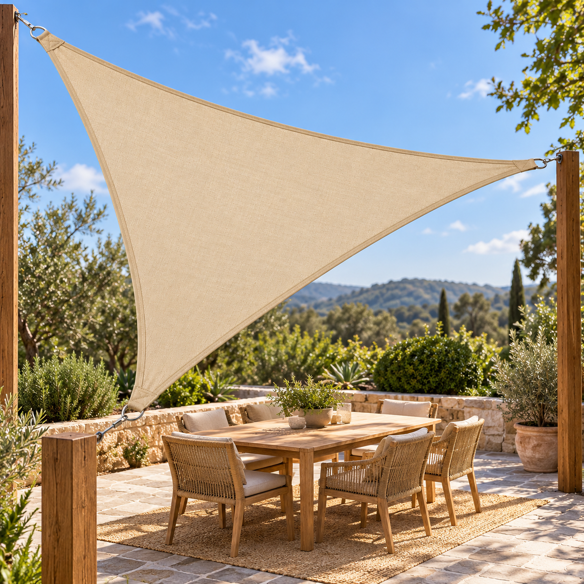 Livomni Breeze Shade Sail concept lifestyle view