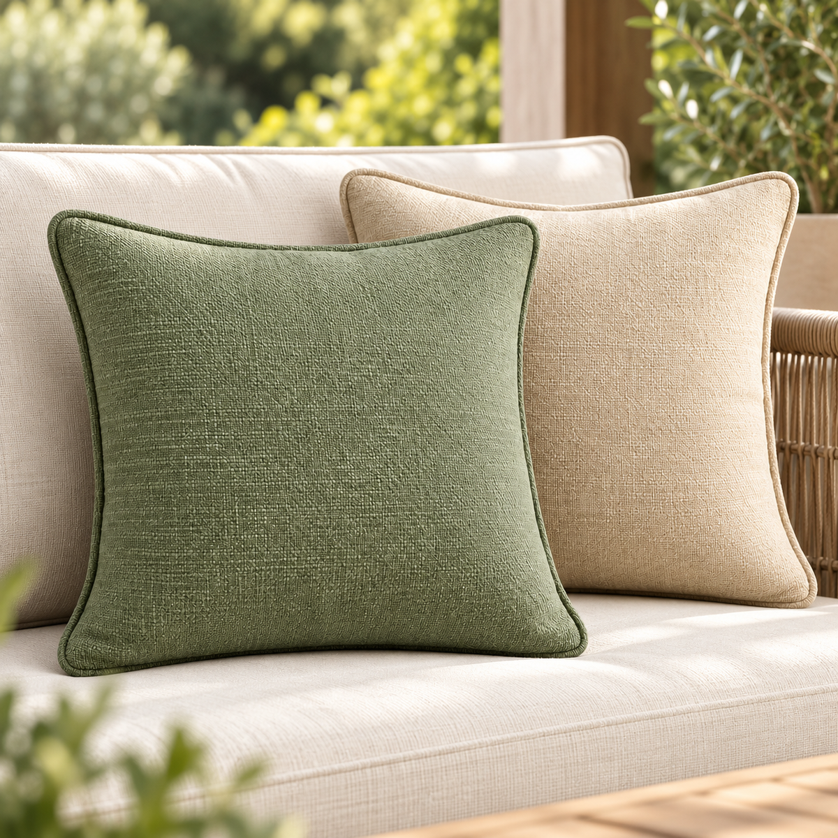Livomni Cloud Outdoor Pillow Set concept lifestyle view