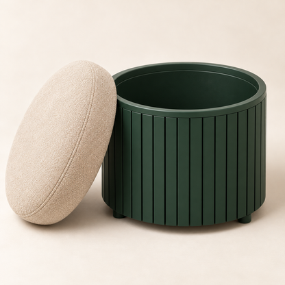 Livomni Hideaway Storage Ottoman concept detail view