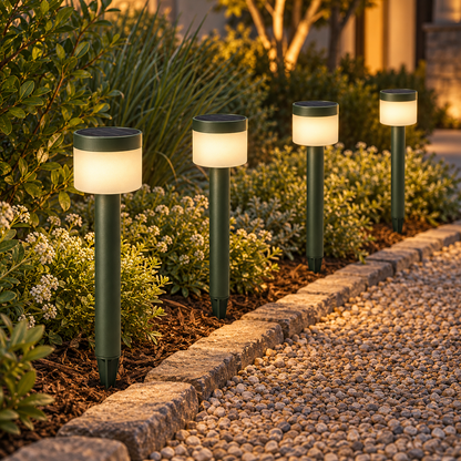 Livomni Pathway Solar Light Set concept lifestyle view