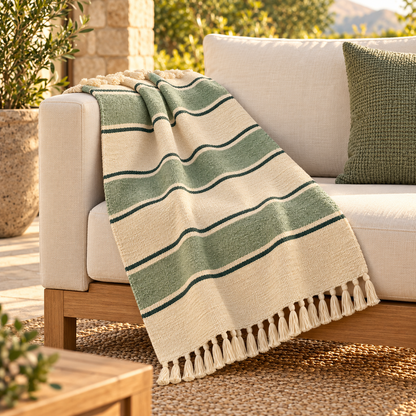 Livomni Sunday Outdoor Throw concept lifestyle view